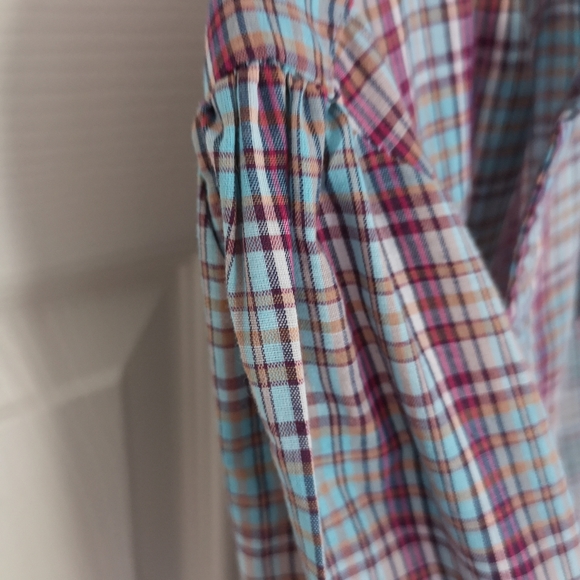 Vintage Puffy Sleeve Frilly Stand Collar Shirt - Picture 3 of 5